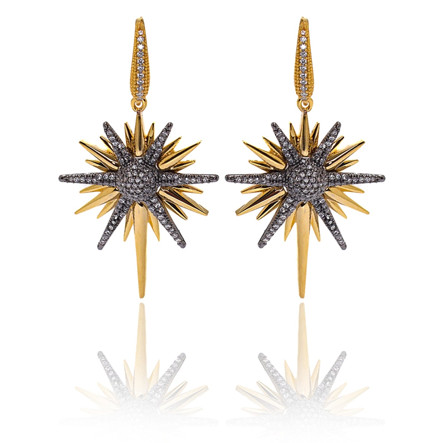 GOLDEN POLE STAR EARRINGS
