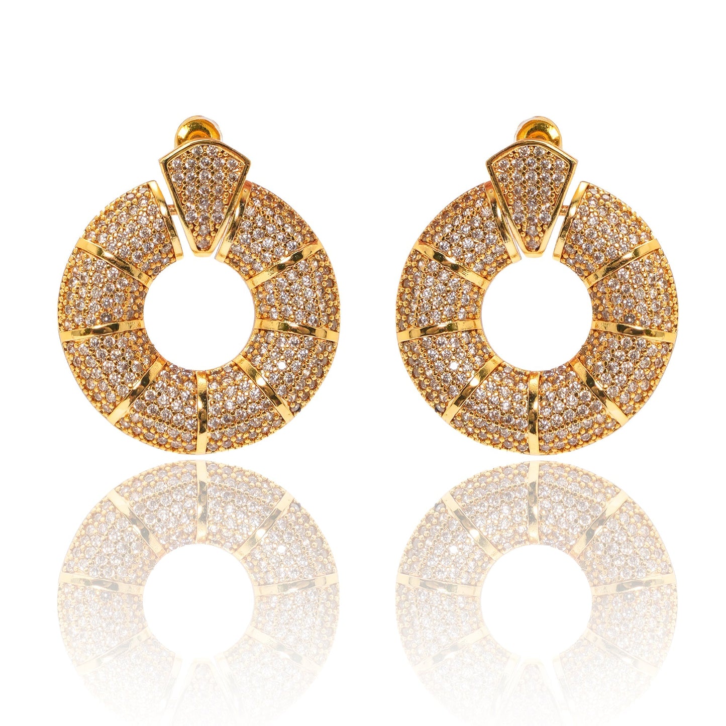 SILVER CIRCLE EARRINGS