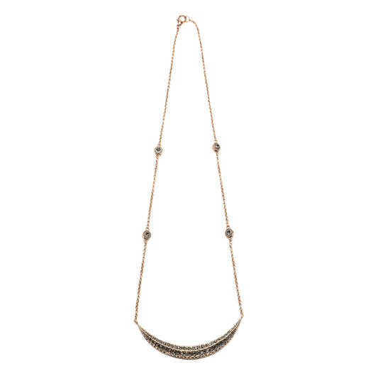 DIAMOND CRESCENT NECKLACE MEDIUM