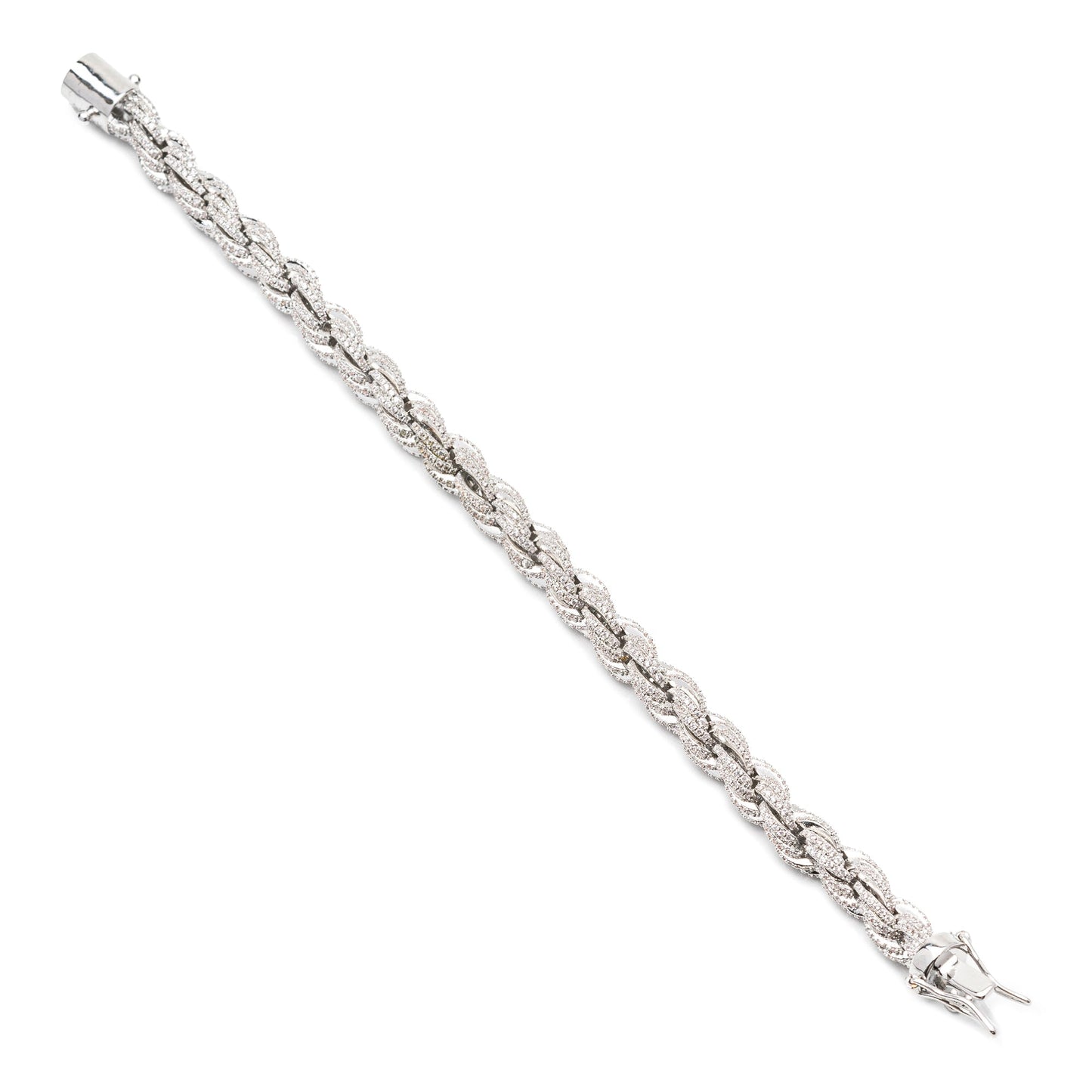 DIAMOND BRAID BRACELET