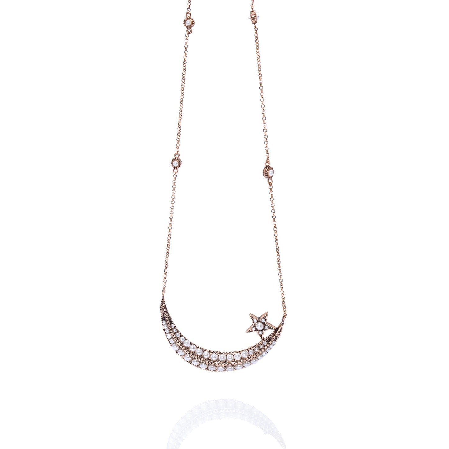 PEARL CRESCENT NECKLACE