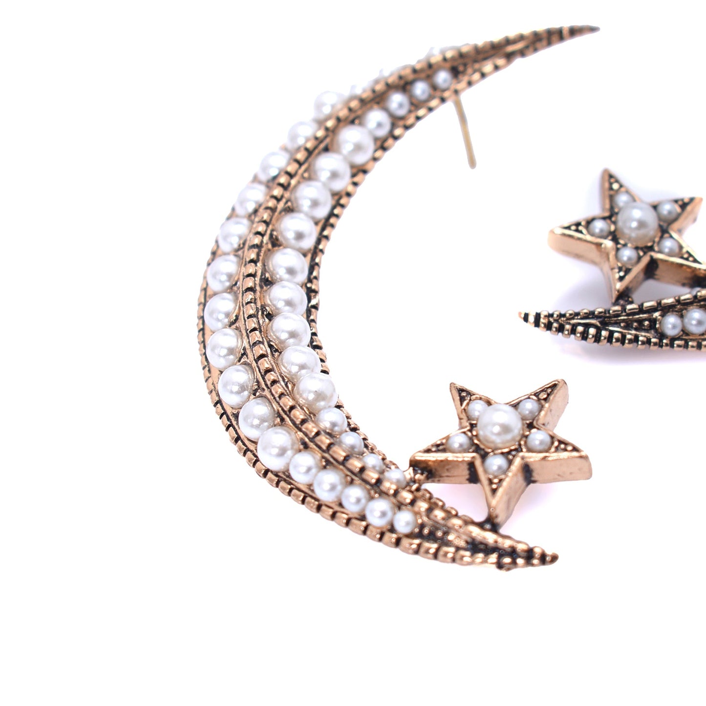 PEARL CRESCENT EARRINGS