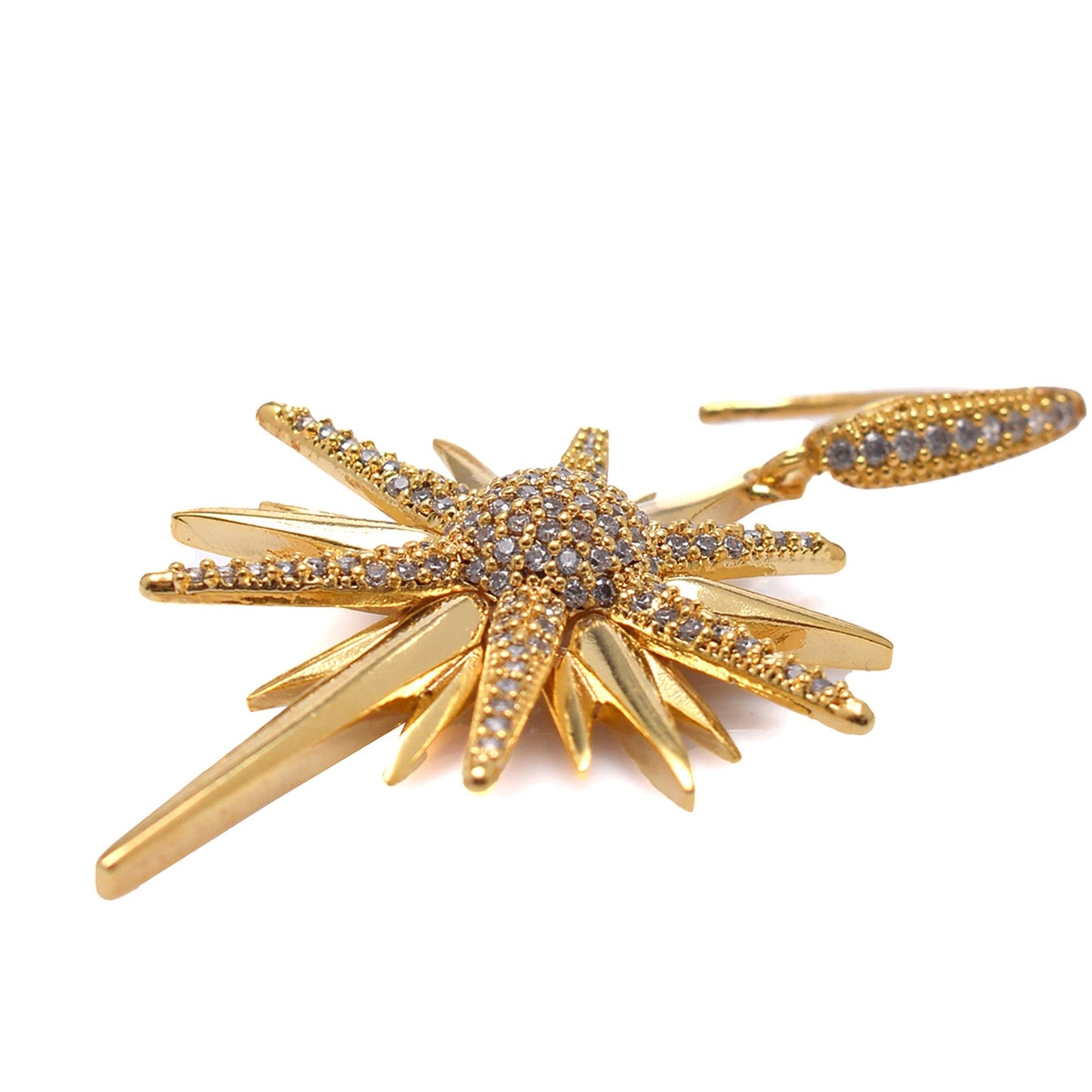 GOLDEN POLE STAR EARRINGS