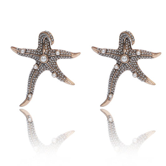 PEARLY STARFISH EARRINGS