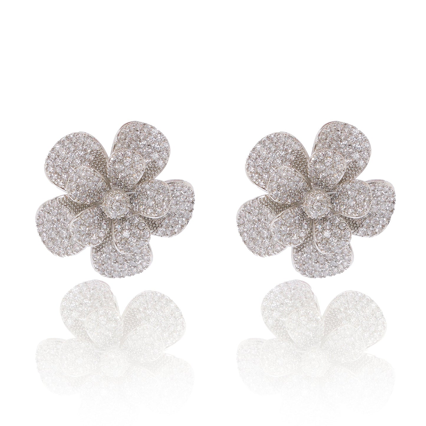 ROSE OF SNOW EARRINGS