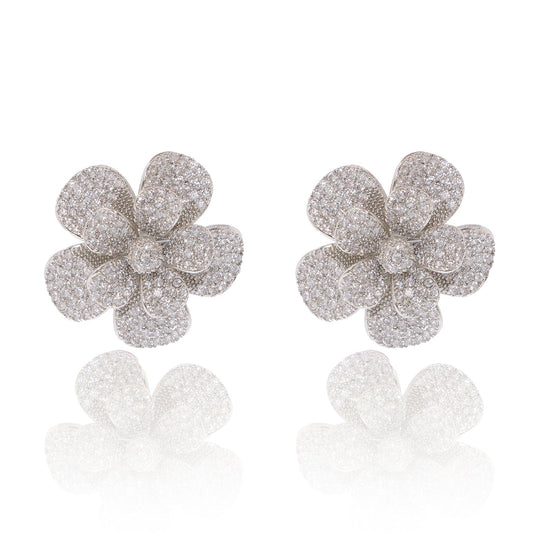 ROSE OF SNOW EARRINGS